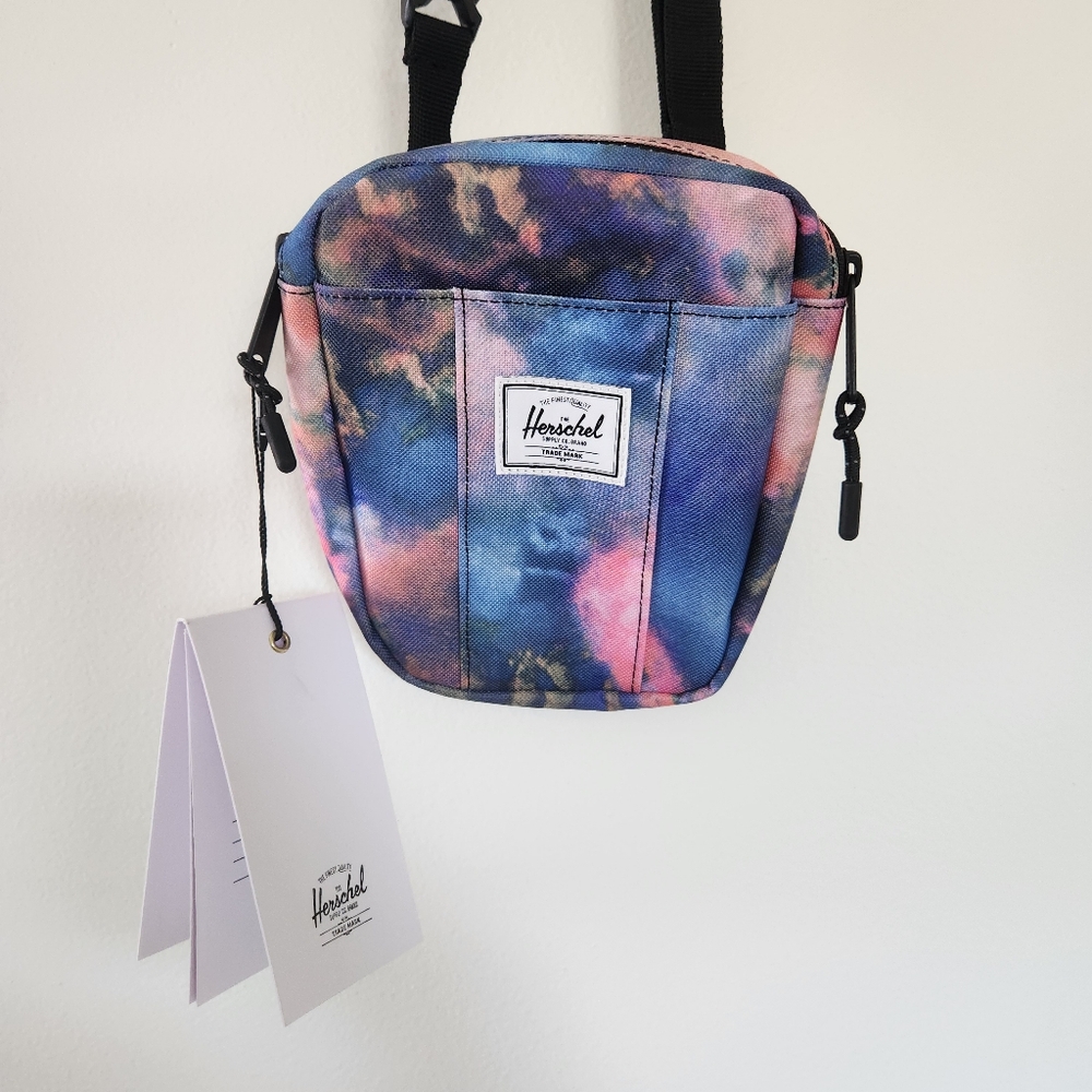 Herschel Supply Company Blue and Pink Crossbody Bag